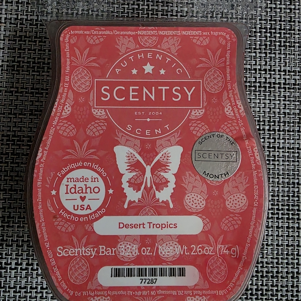 3/$21 New! Scentsy Desert Tropics Wax Bar
